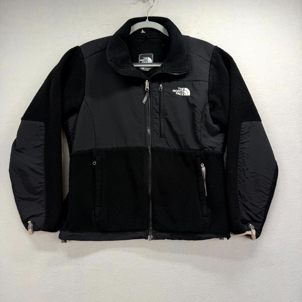 The North Face Denali Polartec Fleece Jacket Women Medium Black Outdoor Full Zip